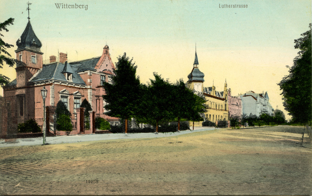 Postkartenansich der Lutherstraße
